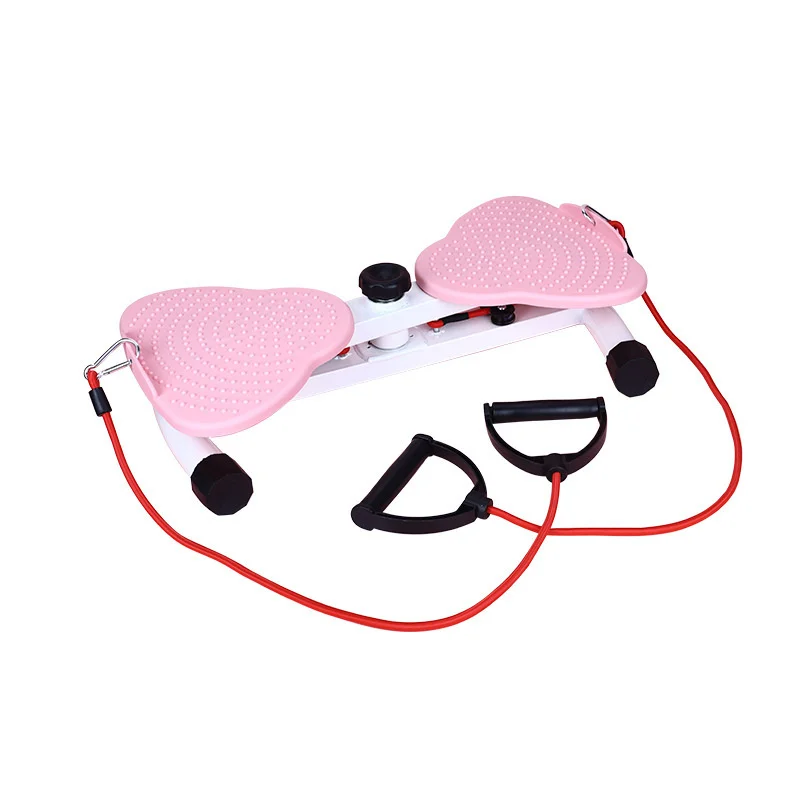 Waist Twisting Fitness Tool Standing Abdomen Exercise Board  Twister Board with Pull Rope for Home Gym