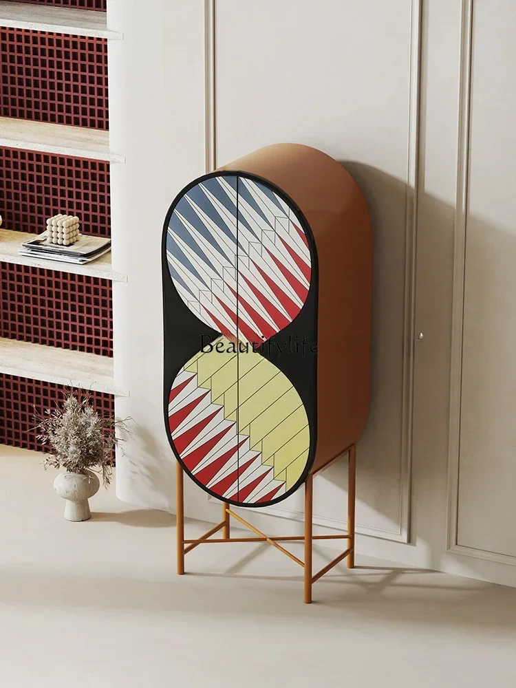 

LJYld6Modern Simple and Light Luxury Living Room Art Storage Decoration Entrance Cabinet