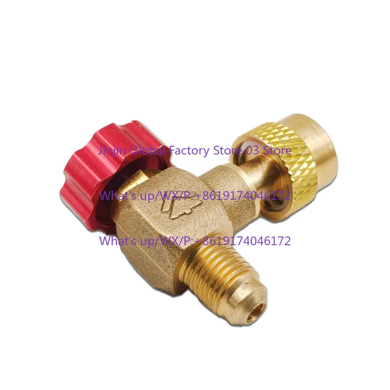 

90 degree right angle safety valve R32/410 air conditioner liquid valve refrigerant liquid adapter antifreeze hand