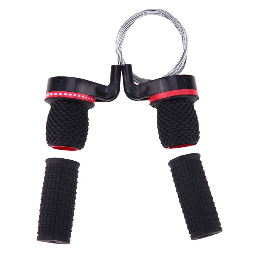 

1 Pair Universal Bike Grip Bike Grip Replacement Derailleur Grips Speed Derailleur Bicycle Parts for Cycling Gear Shifter Travel