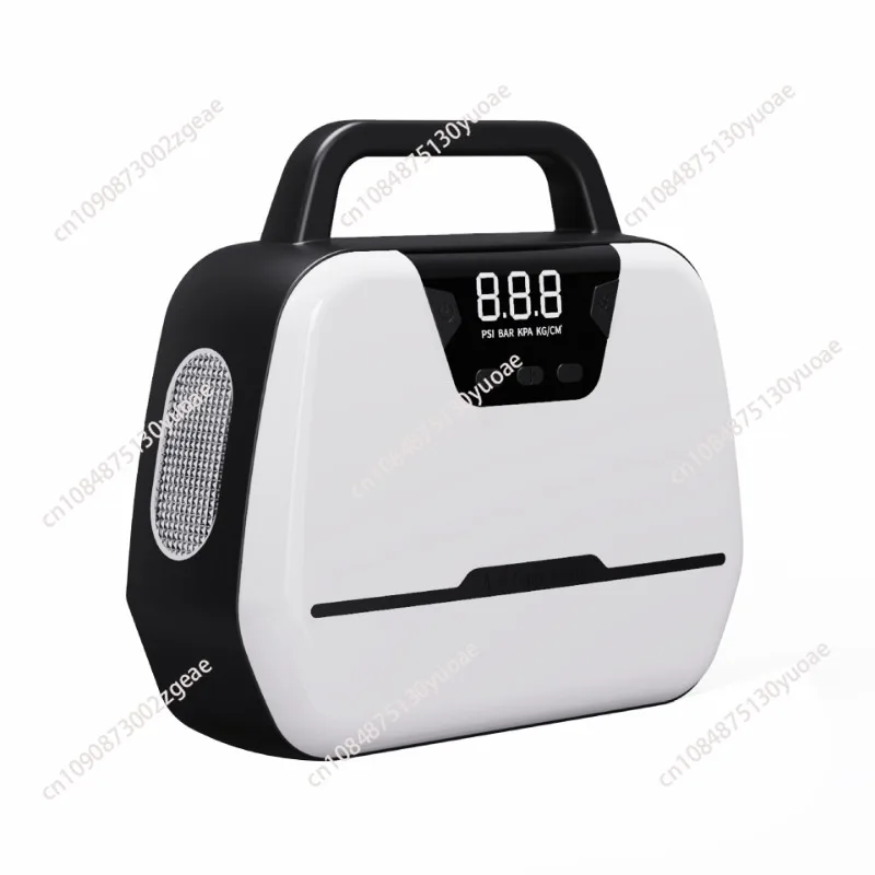 Dual-purpose Digital Display Inflator with Lighting Pump, Vehicle Air Pump, High Power, AV, DC