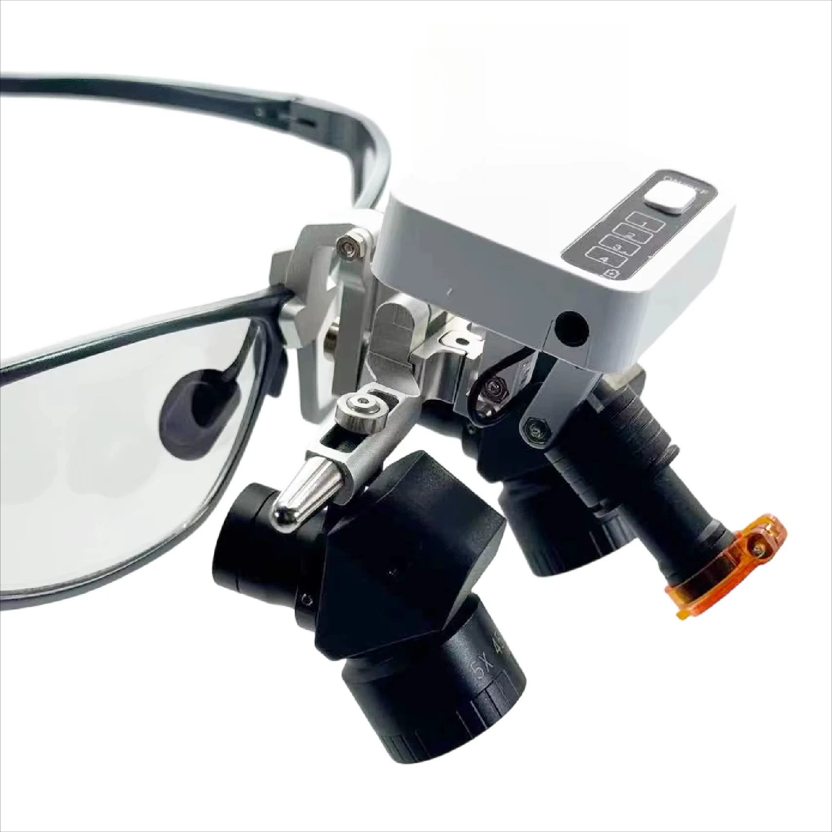 

Dentl Surgicl Ergo Loupes 5X Magnification Optical Lens Adjustable Working Distance Magnifying Glass