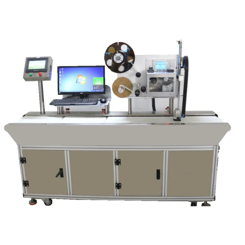 Automatic Weighing Labeling Machine for Fruit Vegetable Food Inline Checkweigher Printer Label Applicator Commercial Equipment