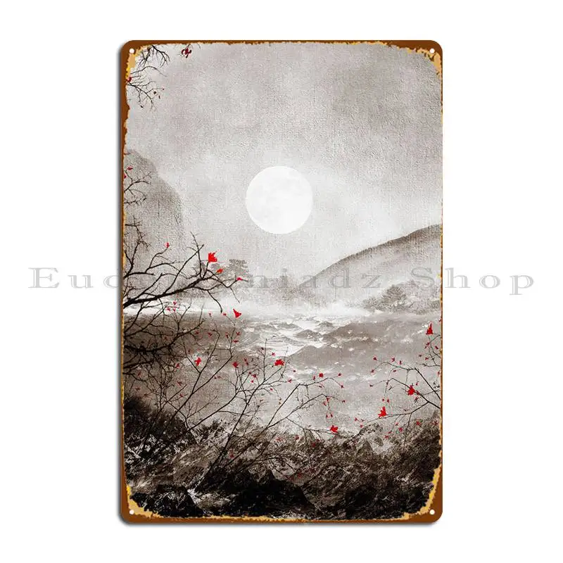 

The Red Sounds And Poems, Chapter II Metal Sign PaintingCave Wall Decor Designs Cinema Tin Sign Poster