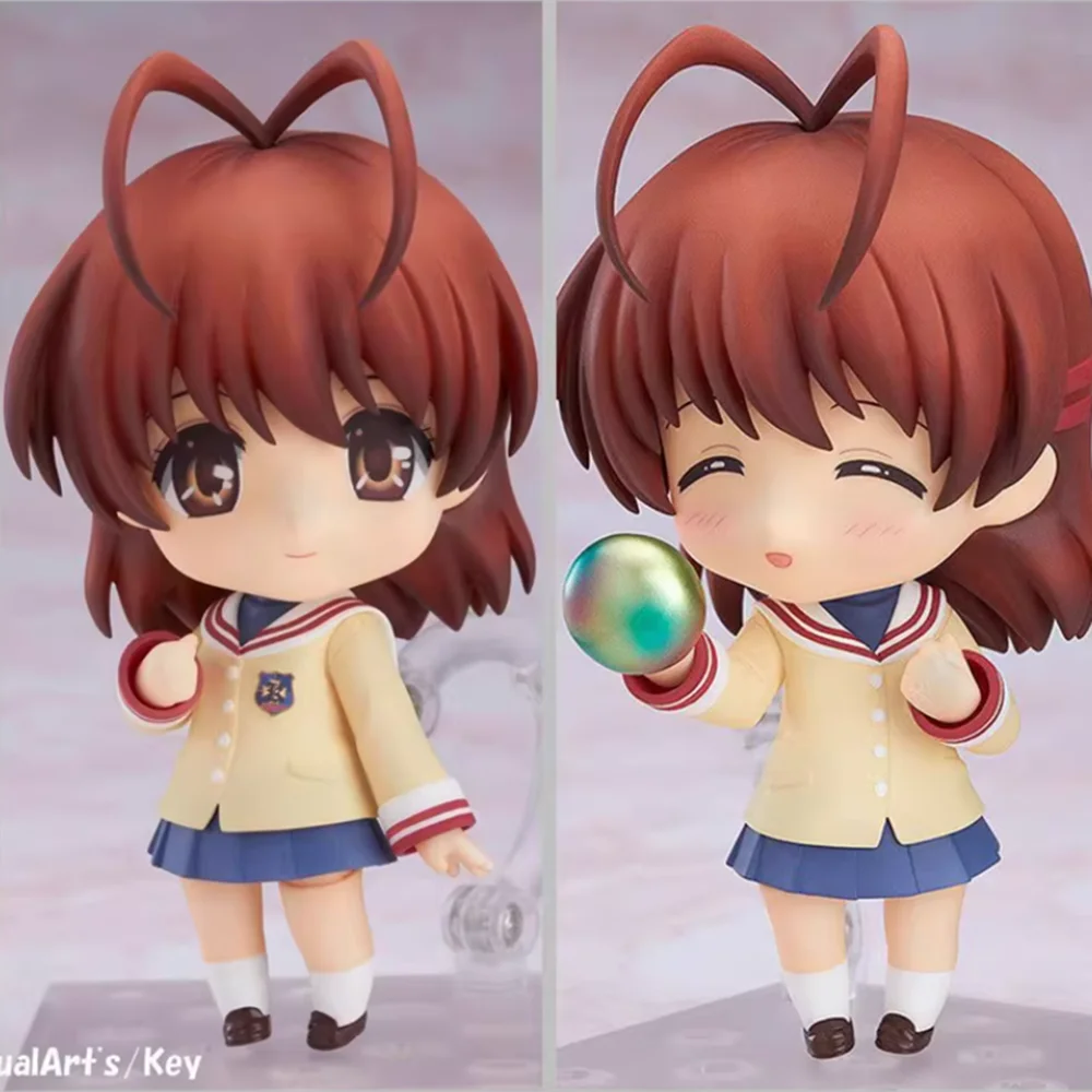 

Anime CLANNAD Furukawa Nagisa 869 cute girl Articulated Figure Model Toys Christmas Gift 10cm
