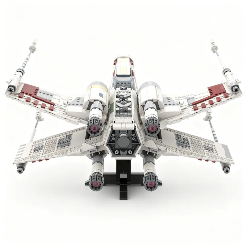 2752PCS MOC Space Battle X Wing Starfighter Ucs Mod Model Collectible Display DIY Creative Bricks Home Decor Gift Decoration Set view 5