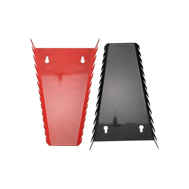 b17b-2-パックメタルレンチオーガナイザー壁掛け式レンチ収納ソリューション-1-レッド-1-ブラック