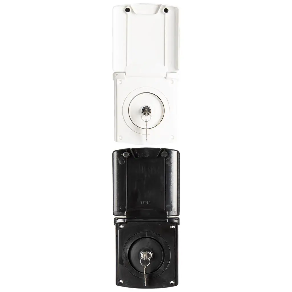 

Locking Water Inlet Hatch Filter Housing with Keys ABS Plastic for Carver Crystal 2 Caravan RV Motorhome Trailer