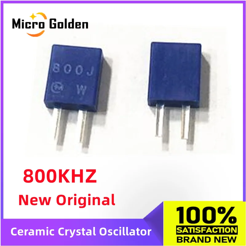 (5pcs) 800J 800KHZ CSB800JA  Murata Ceramic Crystal Oscillato DIP2 Blue Resonator