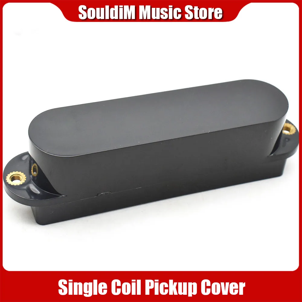 150Pcs Single coil Active Pickup Covers Lid Shell Top for Electric Guitar Black White for choose Musical Instrument Part