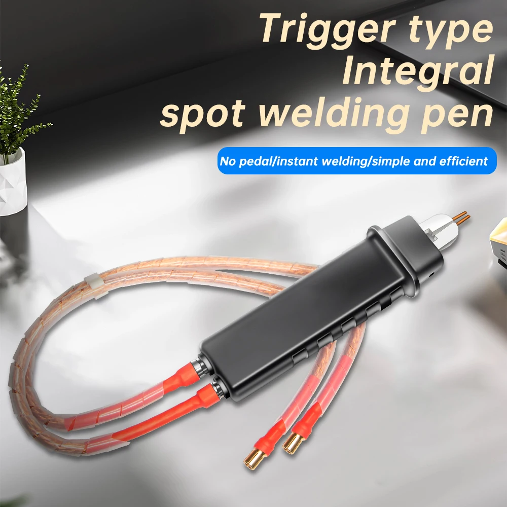 Integrated Spot Welding Pen 18650 Battery Pack Handheld With Trigger Switch Portable Spot Welding Pen