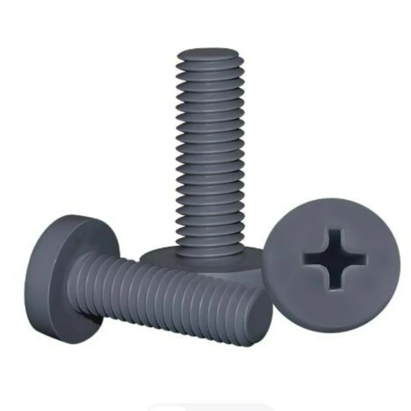 10-100pcs M3 M4 M5 M6 M8 M10 Metric Thread Insulated High Precision PVC Nylon Plastic Cross Phillips Pan Round Head Screw
