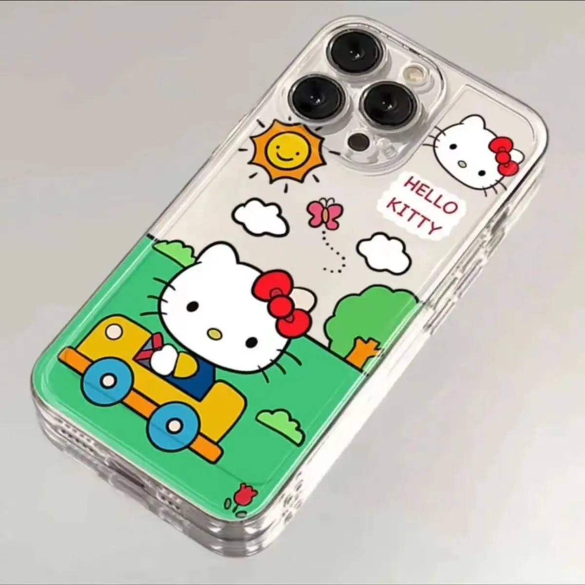 Bonita funda de teléfono transparente Hello Kittys Pochacco para iPhone 16, 15, 14, 13, 12, 11, Mini Pro Max, X, XR, XSMax, 6S, 6, 7, 8 Plus, SE20