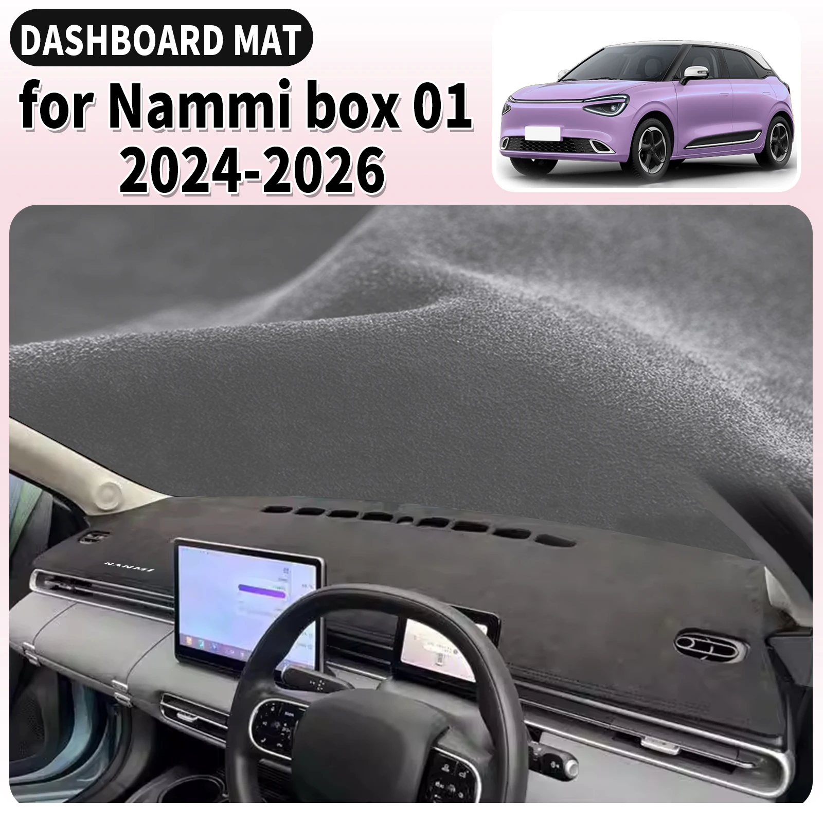 

fit for Dongfeng Nammi box 01 2024-2026 Car Dashboard Cover Dashmat Sunshade Anti‑UV Anti‑Glare Dash Mat Interior Accessories