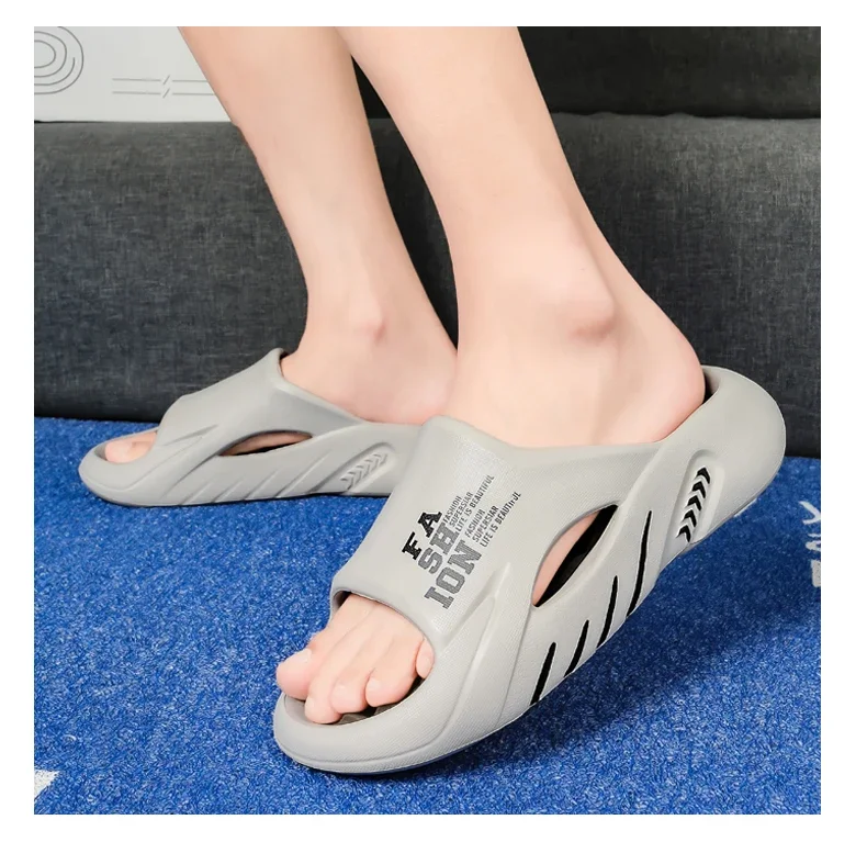 Sommer Herren Massage-Slipper Indoor Outdoor Sandalen Strand Freizeitschuhe Weiche Sohle Slides Herren Flip-Flops Herrensandalen Große Größe 47 – Detail 19