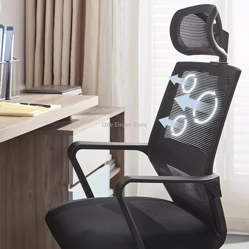 Kursi meja kantor ergonomis, kursi sifon kantor Gamer ringan untuk permainan