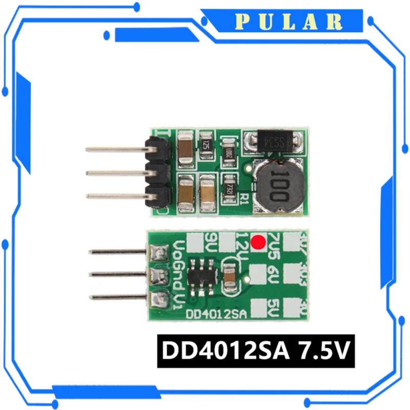 DD4012SA 1A DC 5-40V naar 3V 3.3V 3.7V 5V 6V 7.5V 9V 12V Regulator DC-DC Step-Down Buck Converter Module Board