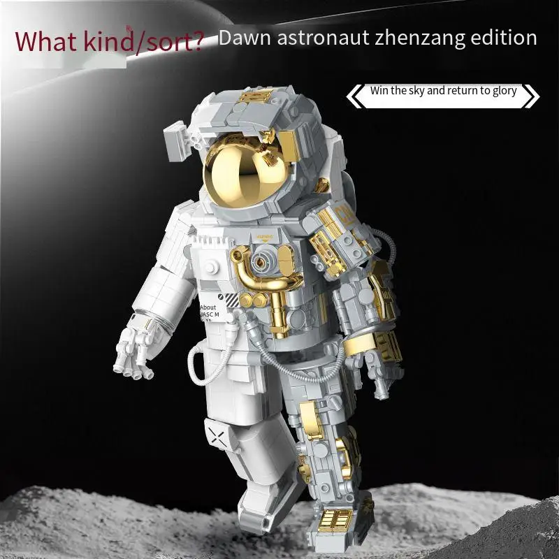 

Space and Cosmos Exploration Series Astronaut Space Rocket Model Space Architecture Building Blocks Children's Kit Toy
