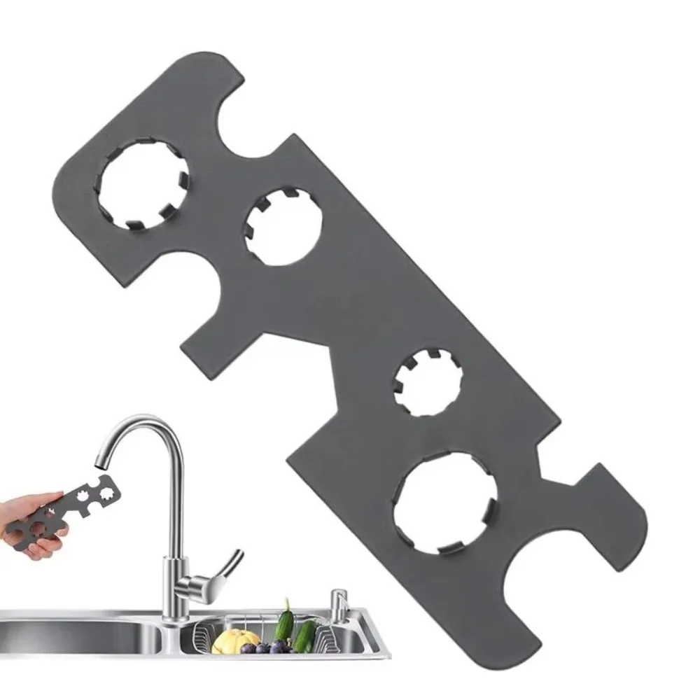

9in1 Sink Aerator Removal Wrench Multi-function Portable Filter Removal Wrenchs Faucet Repair Tool Faucet Screen Removal Wrench