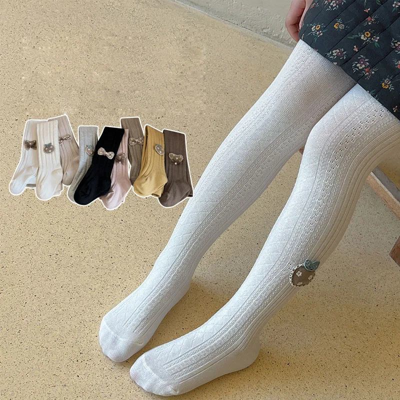 New Warm Girls Pantyhose Spring Autumn Cotton Baby Tights Girls Leggings Kids Children Tights Stockings 0-10Years