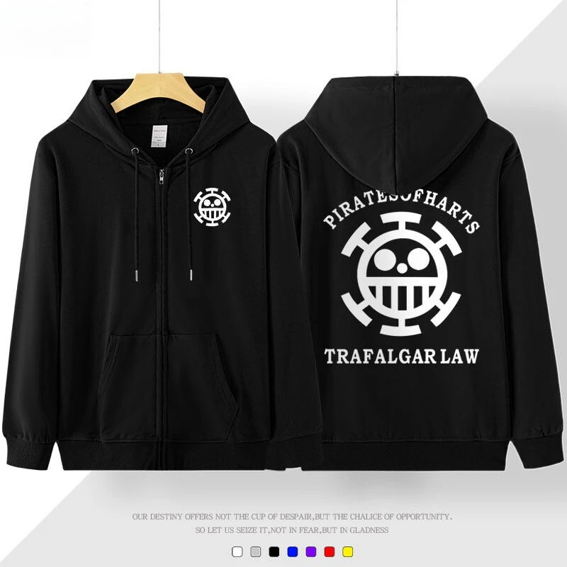 남성용 가을 겨울 애니메이션 원피스 집업 후드티 하라주쿠 스트리트웨어 2025 레트로 스웨터 오버사이즈 여성용 긴팔 유니섹스