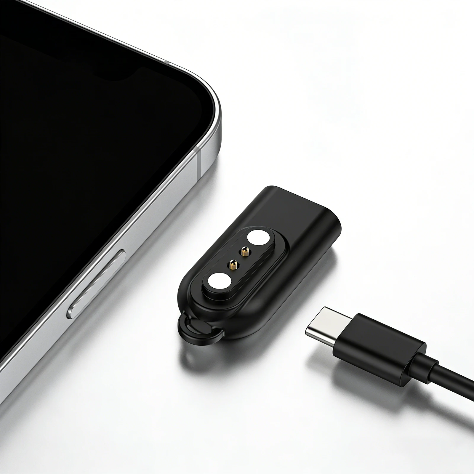 Type-C Magnetic Charger Cable Converter for Willful IP68/ID205L/SW021 Blackview R3 Watch 2 Pin Charging Adapter Lightweight view 2
