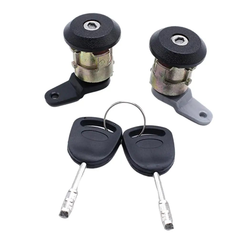 1 Pair Door Lock Cylinder with Key Set 96Fga22050Cgpa Fits for Fiesta