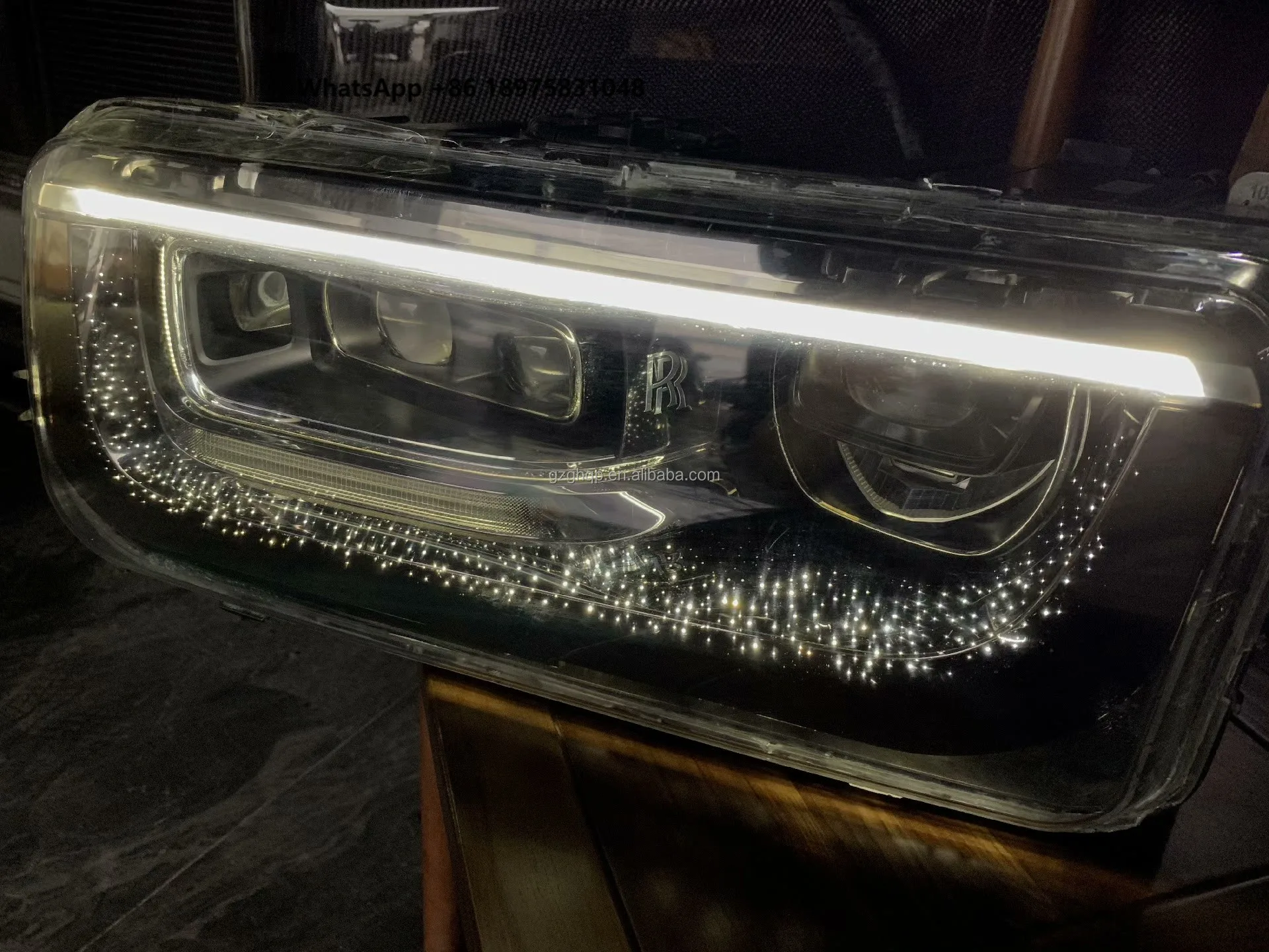 High Quality LED Headlight Assembly Upgraded Starry Sky Headlights Suitable for ’Rolls Royce Phantom Front Lighting Headlights