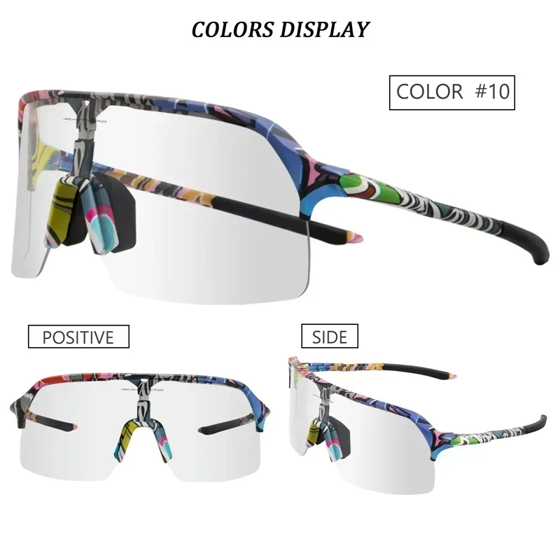 New Photochromic Cycling Eyewear Sport Road Bike Bicycle Glasses Men Women MTB Bike Cycling Sunglasses Gafas de ciclismo Goggles