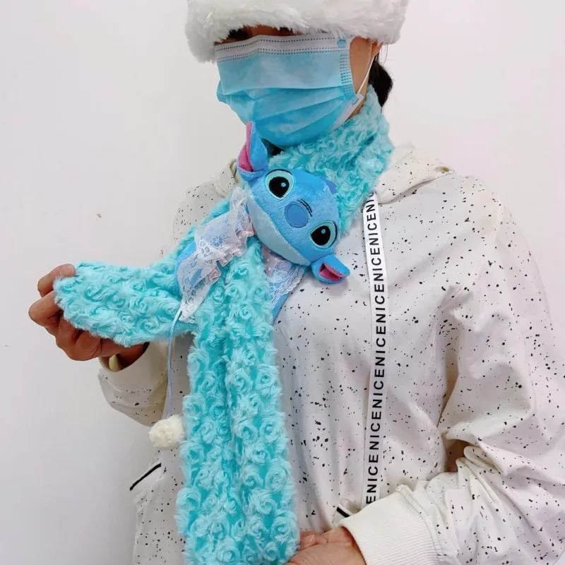 ديزني غرزة العصرية أفخم وشاح أنيمي شخصية فتاة لطيف سوبر وشاح ناعم الصبي تنوعا وشاح دافئ هدية عيد ميلاد الأطفال