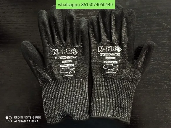5 pcs N-Pro Daima Gloves Level 6 Anti-cut Fishing and Hunting Diving Shooting Gloves Catching Sea Gloves