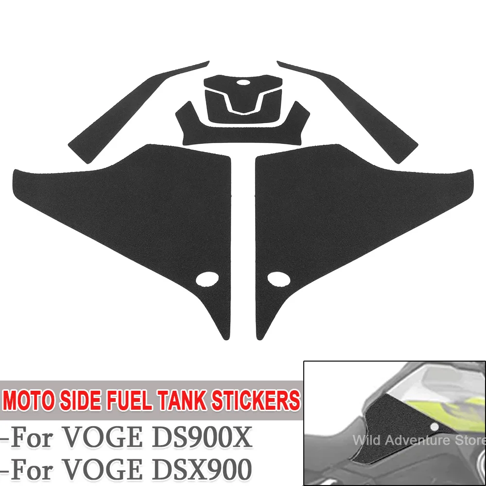 

Motorcycle Tank Pad Protector Sticker For VOGE DS900X DS900 X DSX900 2024 2025 Waterproof Non-slip Side Fuel Tank Stickers DS900