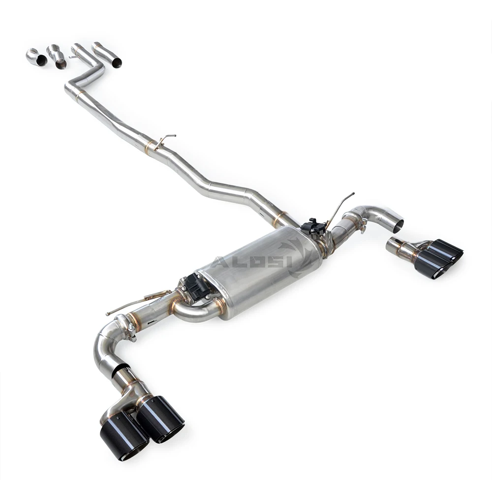 Escape trasero MIX cat para BMW 640GT G32 3.0T B58 2018-2023 escape de alto rendimiento con tubo de escape de válvula