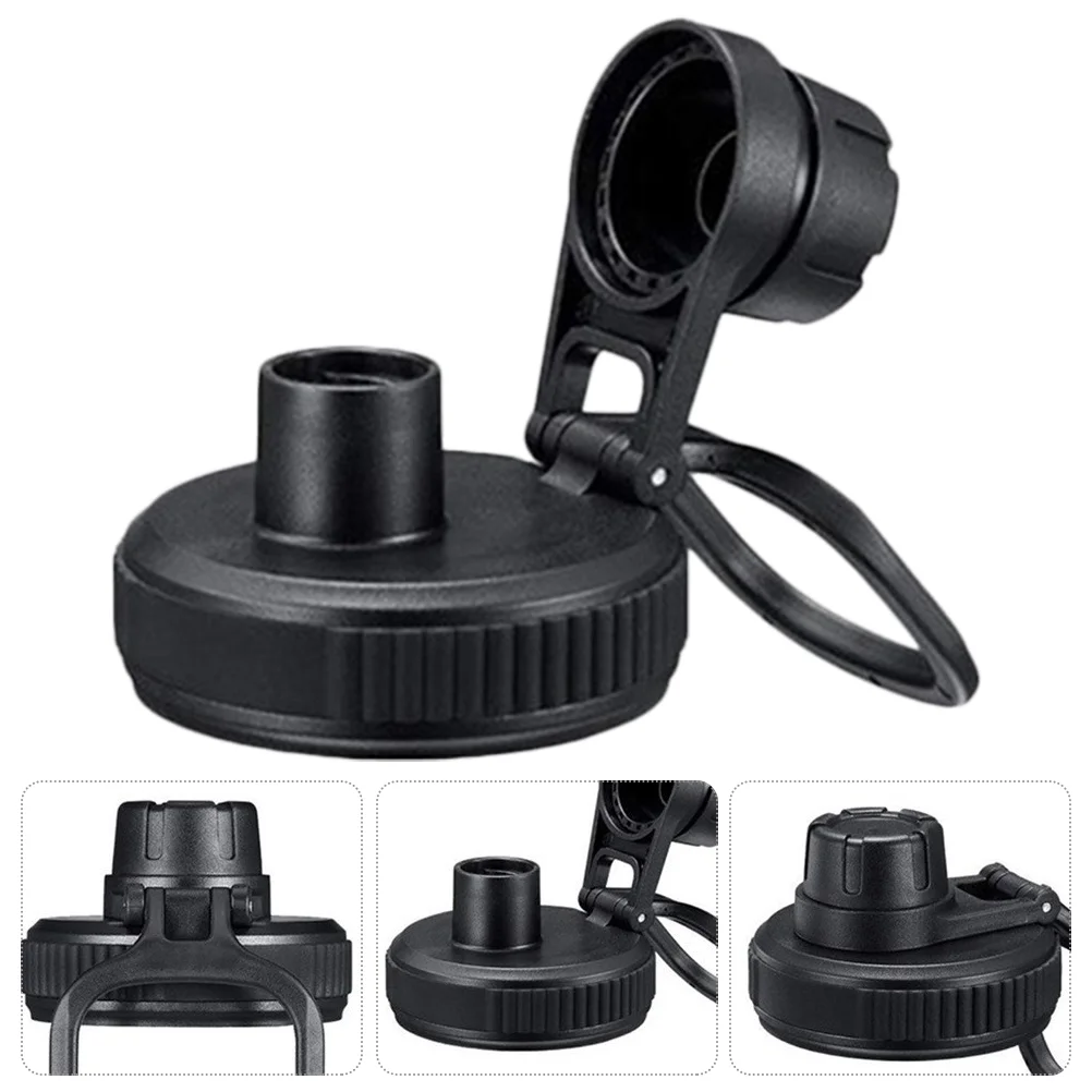 

Water Bottle Straw Lid Wide Mouth Sports Cap Widemouthed Covers for Seal Black Pp Spouts