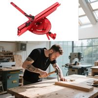 Aluminium Profile Miter Gauge Push Handle Woodworking Tools 400MM Fence Track Stop DIY Assembly Table Saw Router Circular Saw