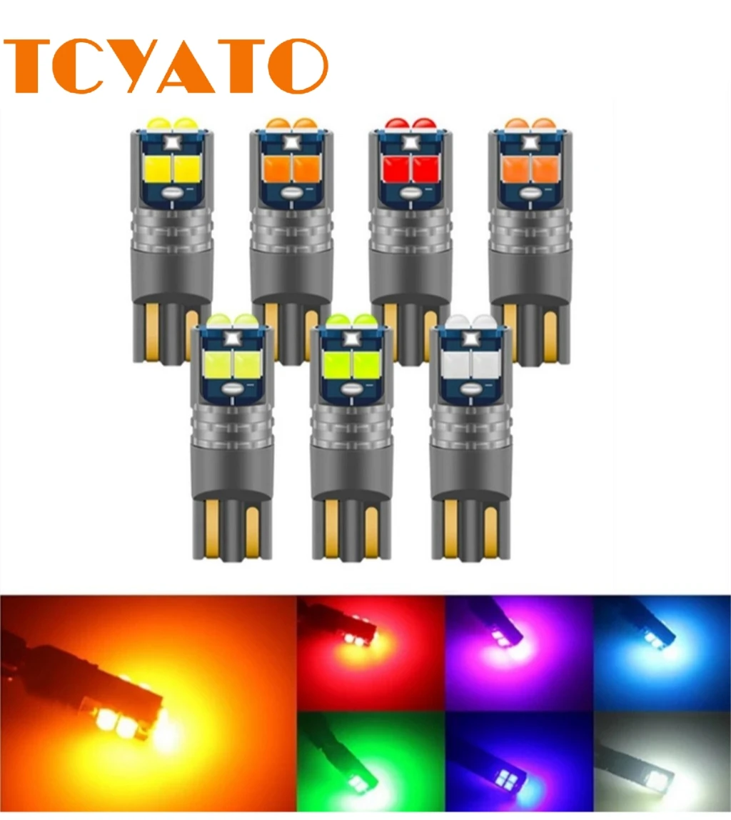 

TCYTAO Car t10 width indicator light, led license plate light 2835-9, SMD small light 194, roof reading light