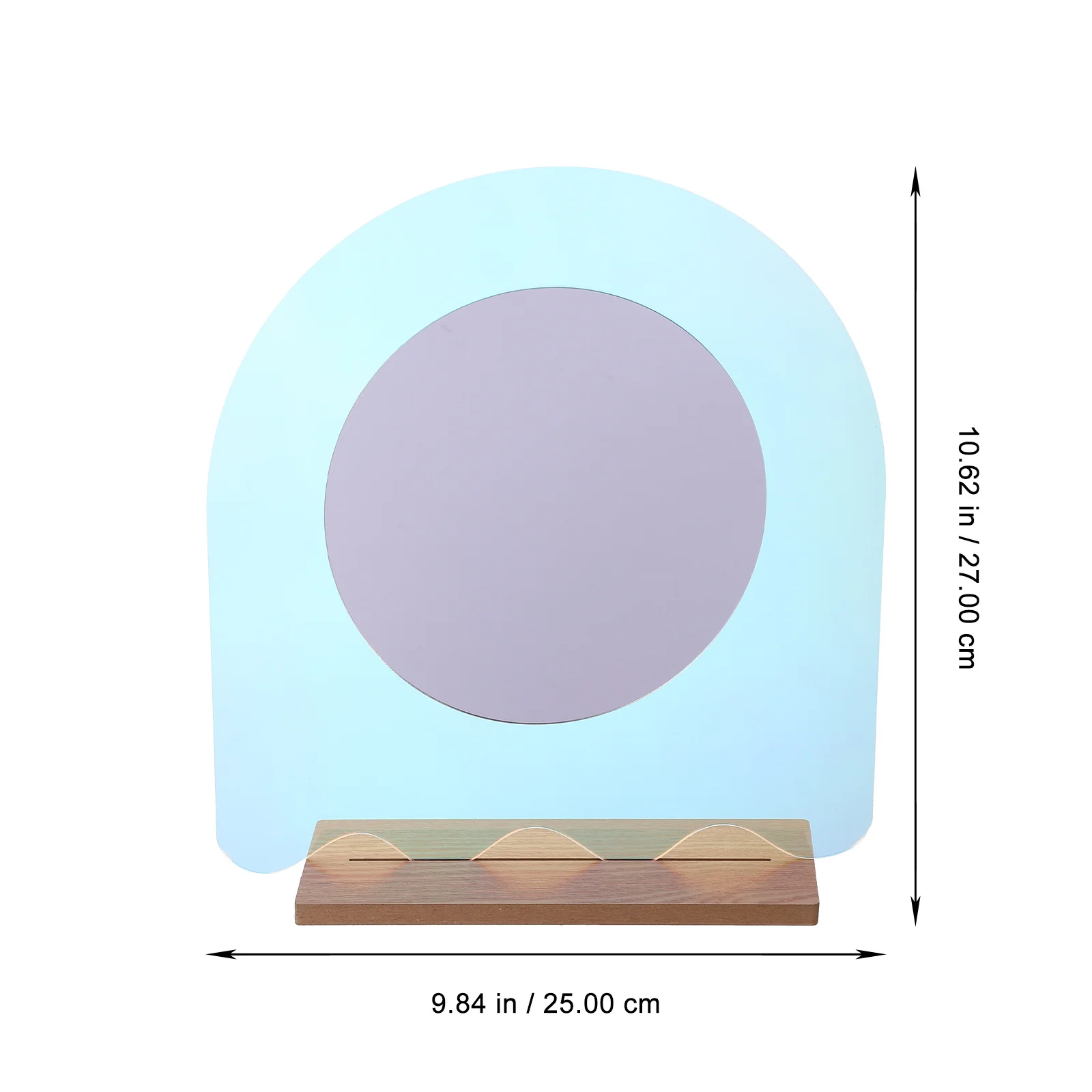 

Vanity Mirror Gift Desk Decorate Beautiful Decorative Tabletop Glass Standing Shaving