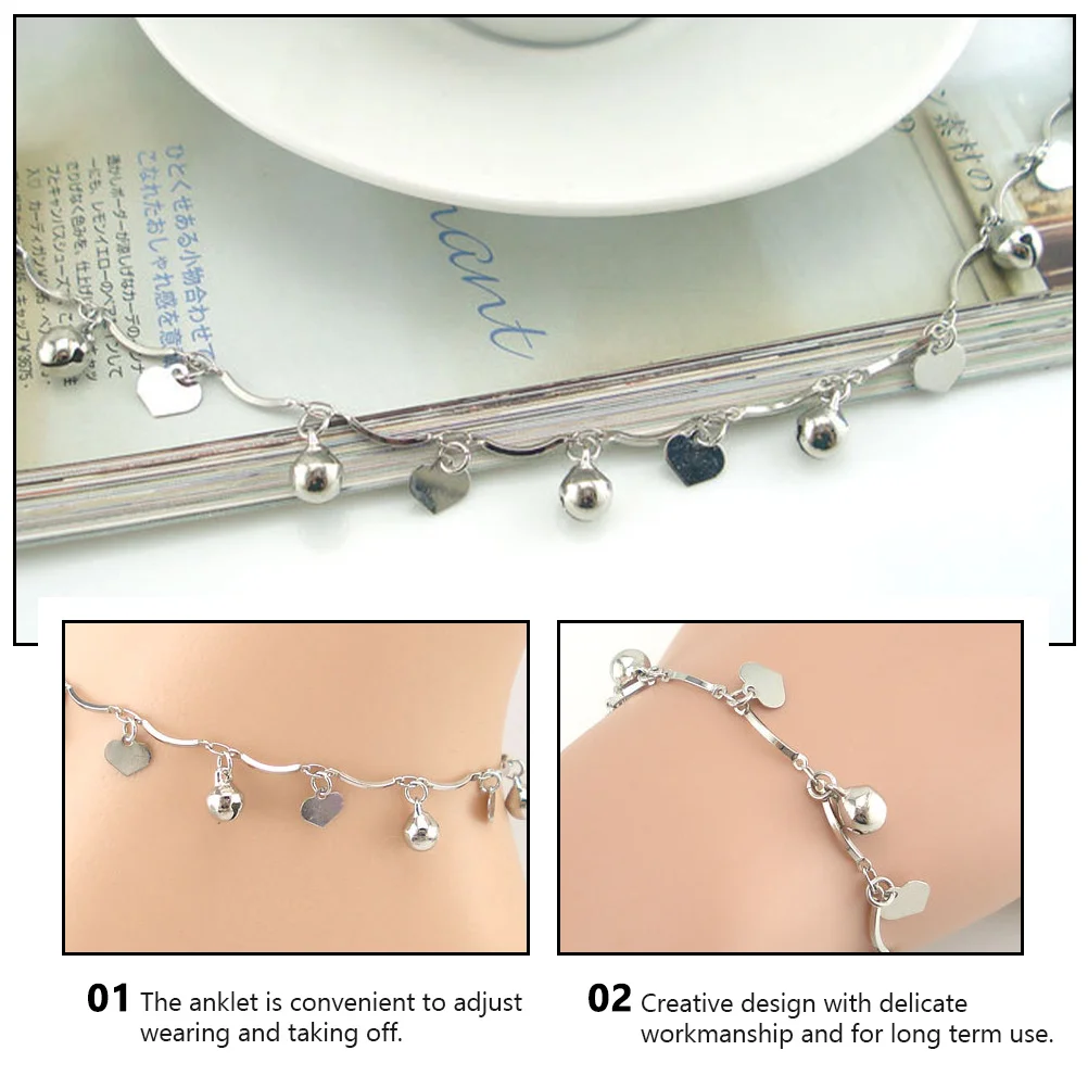 

Chic Ankle Chain Foot Anklets Bracelet Hanging Accessories Romantic Fashion Simple Style