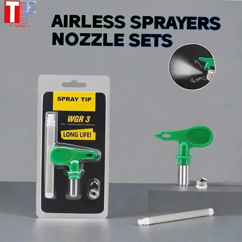 Airless Spray Tip Nozzle 417 517 211 315 With Gun Filter Nozzle Sprayer Airbrush Tip For Titan Wagner Airless Paint Spray Gun