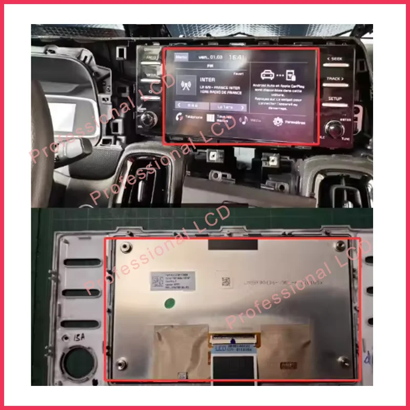 

LMB5F00136 Replacement LCD Display Touch Screen Panel TDO-0797F00136-V6 TDO0797F00136-V3 GPS Navigation For KIA Hyundai Radio