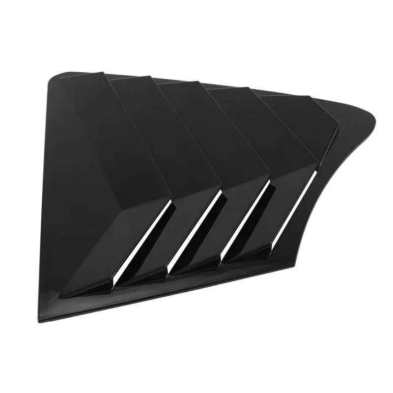 For Nissan Infiniti Q50 2014-2023 Car Rear Window Louver Shutter Cover Side Vent Blinds Trim Sticker ABS Exterior Accessories view 6