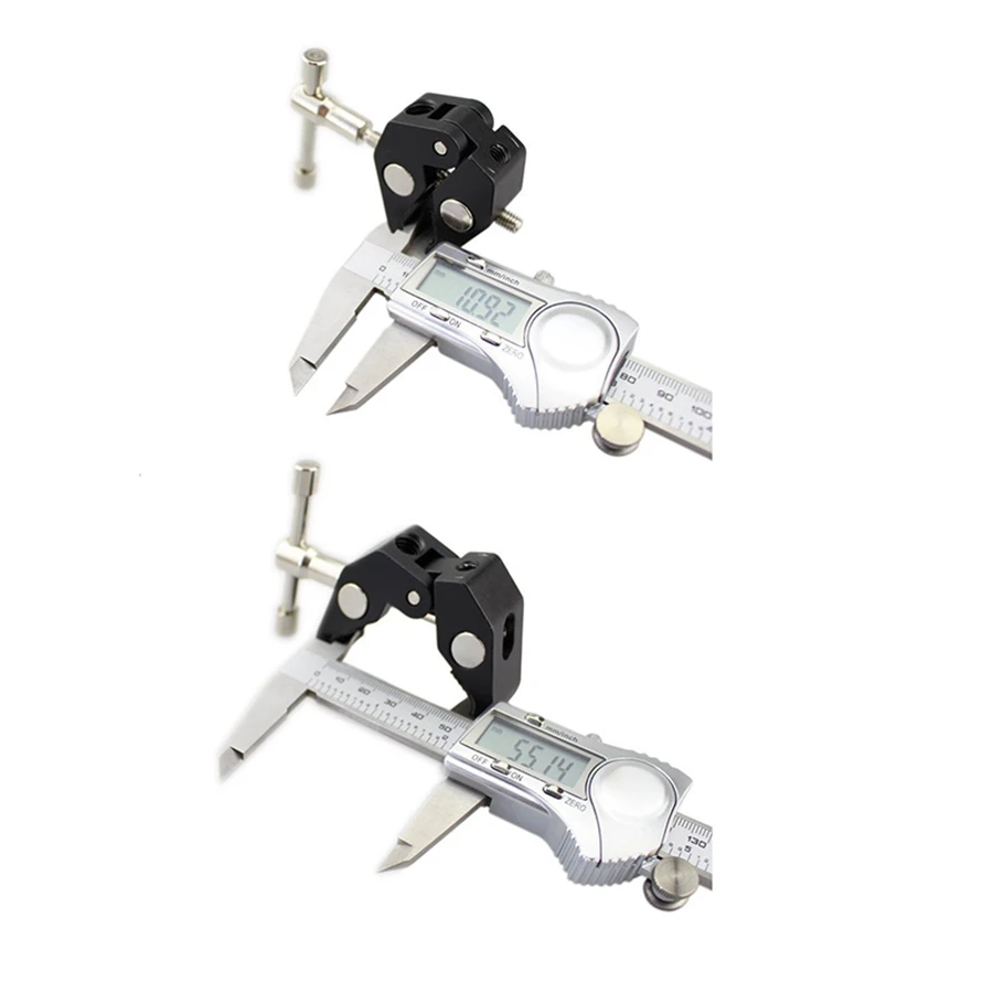 DSLR Ball Head Shoe Mount Camera Ball Mount Clamp 1/4 Inch -20 Tripod Head Hot Shoe Adapter And Cool Super Clamp-AEF7