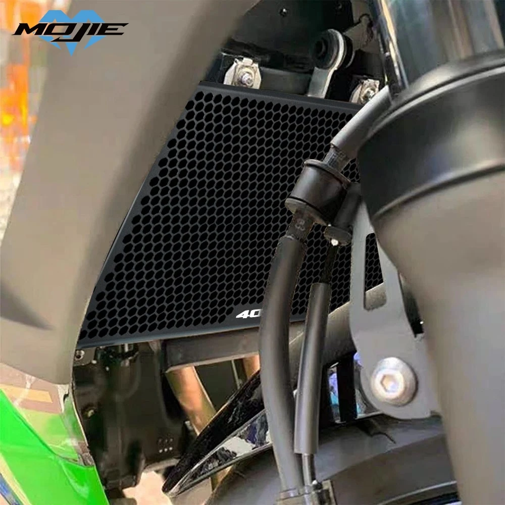 لكاواساكي نينجا 400/500 Z400 Z500 مزيل 400 450 دراجة نارية الملحقات المبرد غطاء حماية خزان المياه برودة حامي