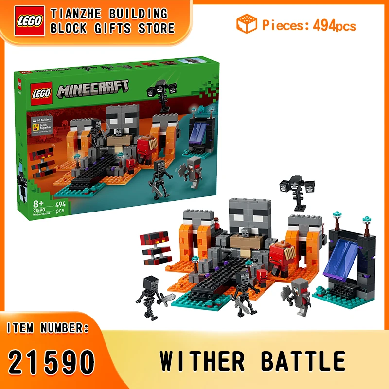 

LEGO Minecraft 21590 Wither Battle Building Blocks Set Kids Educational Toy Gift For Boys & Girls
