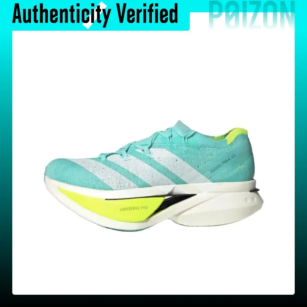 Adidas Adizero Prime X 3.0 Comfortable Low top Casual Long Distance Running Sprint Running Shoes Unisex Green JR2598