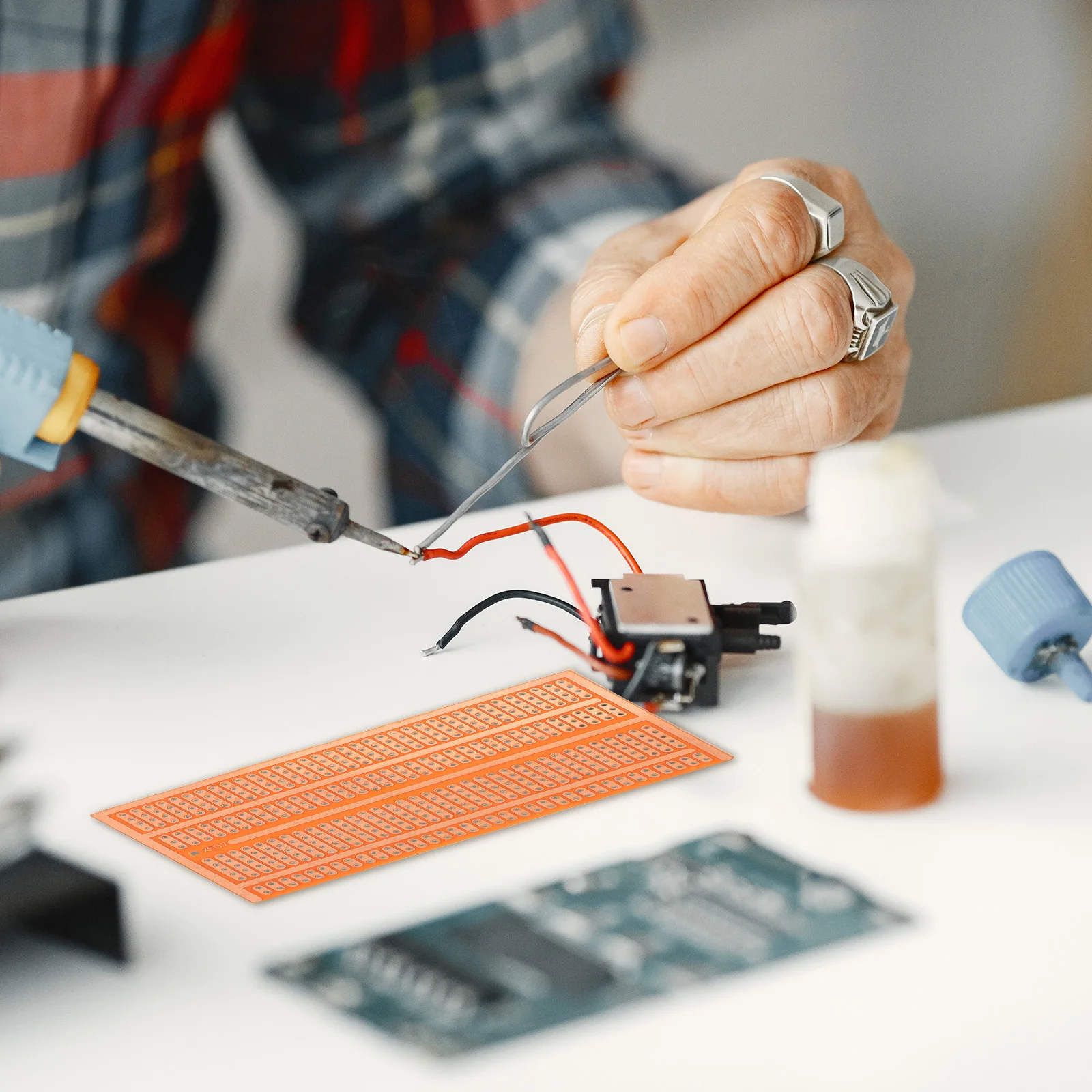 

10 шт. печатная плата, универсальные печатные платы, сварочные DIY проектные платы для электронных экспериментов, печатная плата «сделай сам»