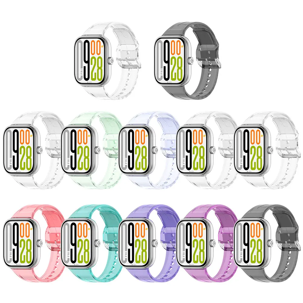 Silicone Watch Strap For Redmi Watch 4/5 Wrist Band Bracelet SmartWatch Watchband Accessories Turn Color in Sunshine