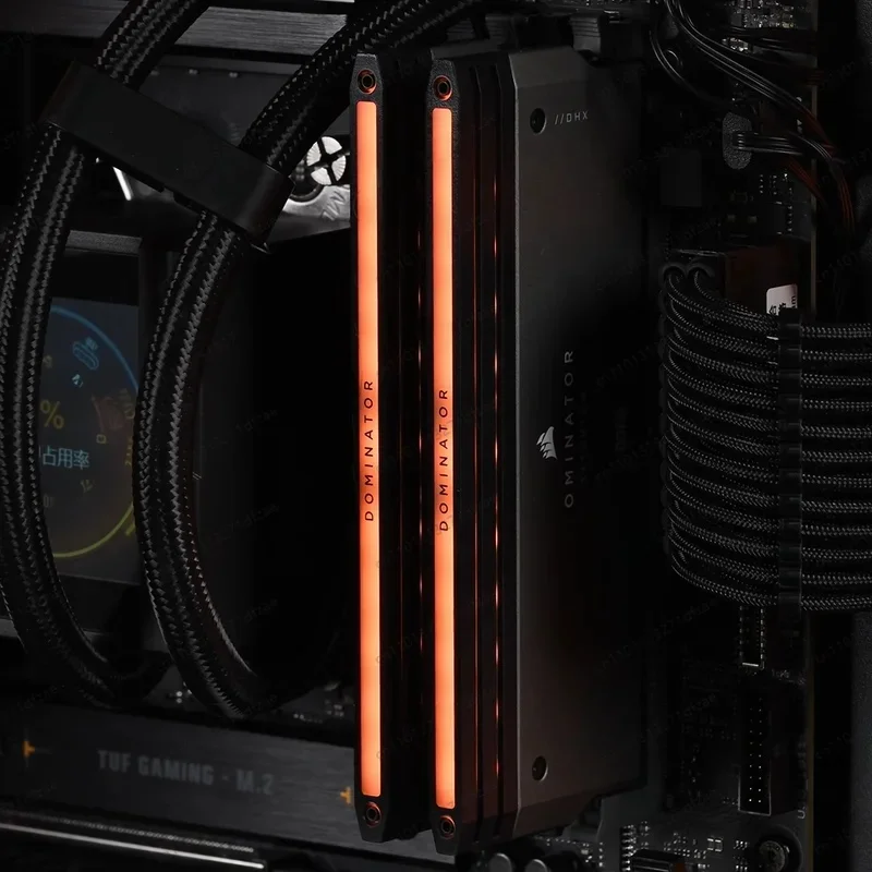 كمبيوتر مكتبي للألعاب بانورامي عالي الجودة 9800X3D RTX5080 2 تيرابايت NVMe M.2 SSD Win 10