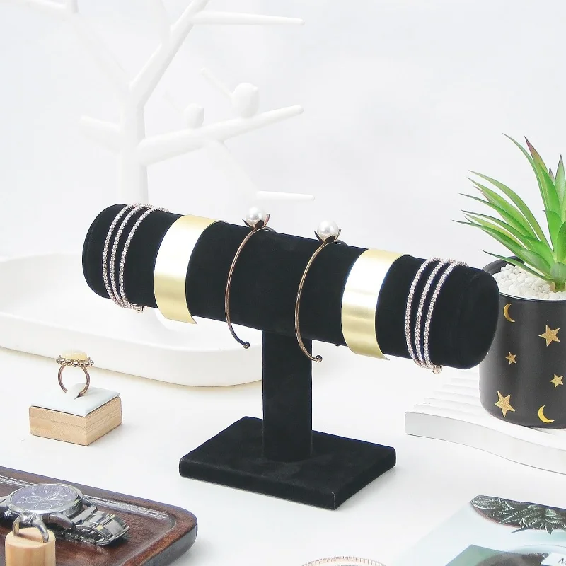 رف عرض الأساور المخملي، رف المجوهرات، السوار، رف تخزين الساعات، رف عرض المجوهرات، دعائم العرض