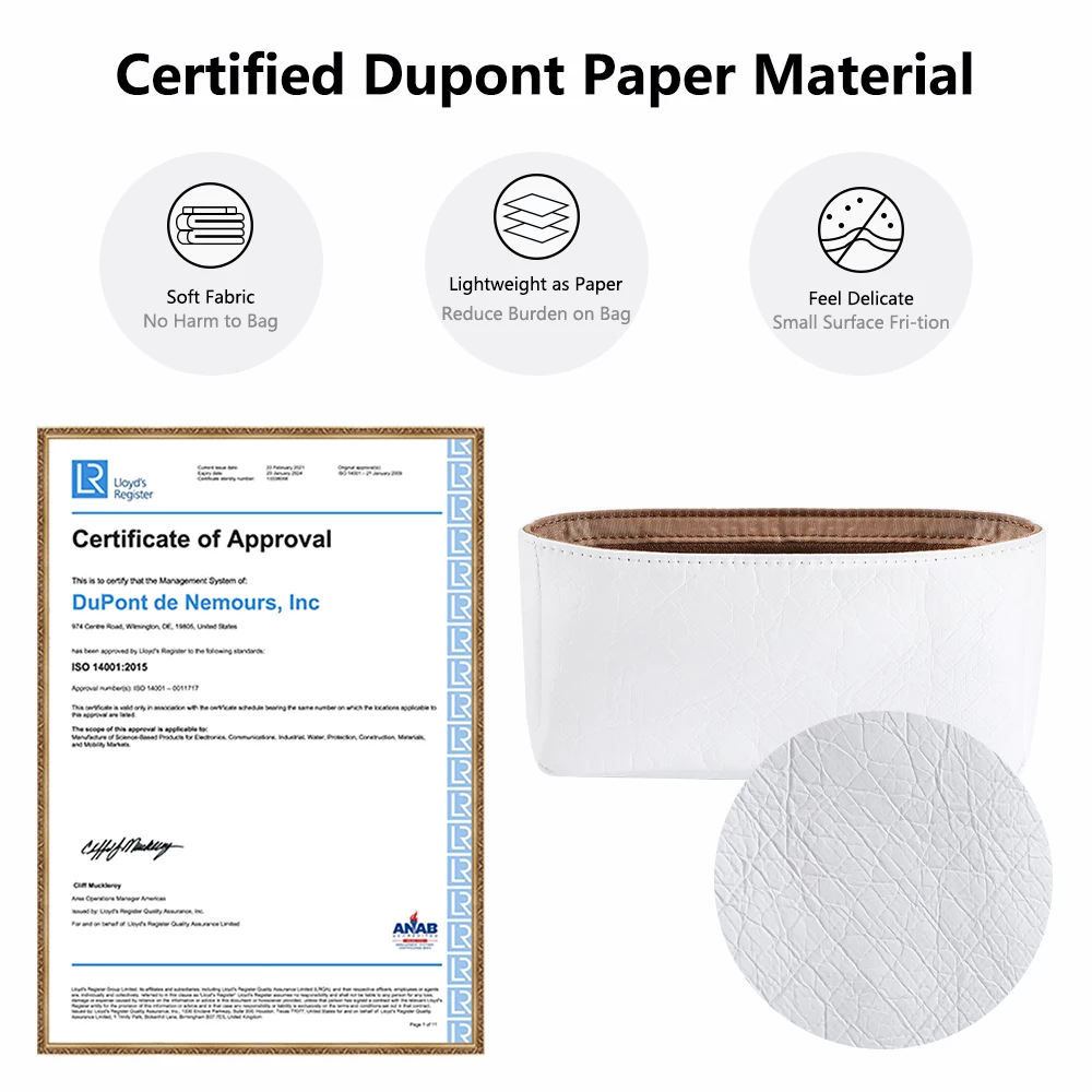 كرازيسميث دوبونت ورقة إدراج مقسم حقيبة كروس حقيبة حزام ل LV Ivy Woc حقيبة يد الداخلية حقيبة تخزين ماكياج المنظم حقيبة #6